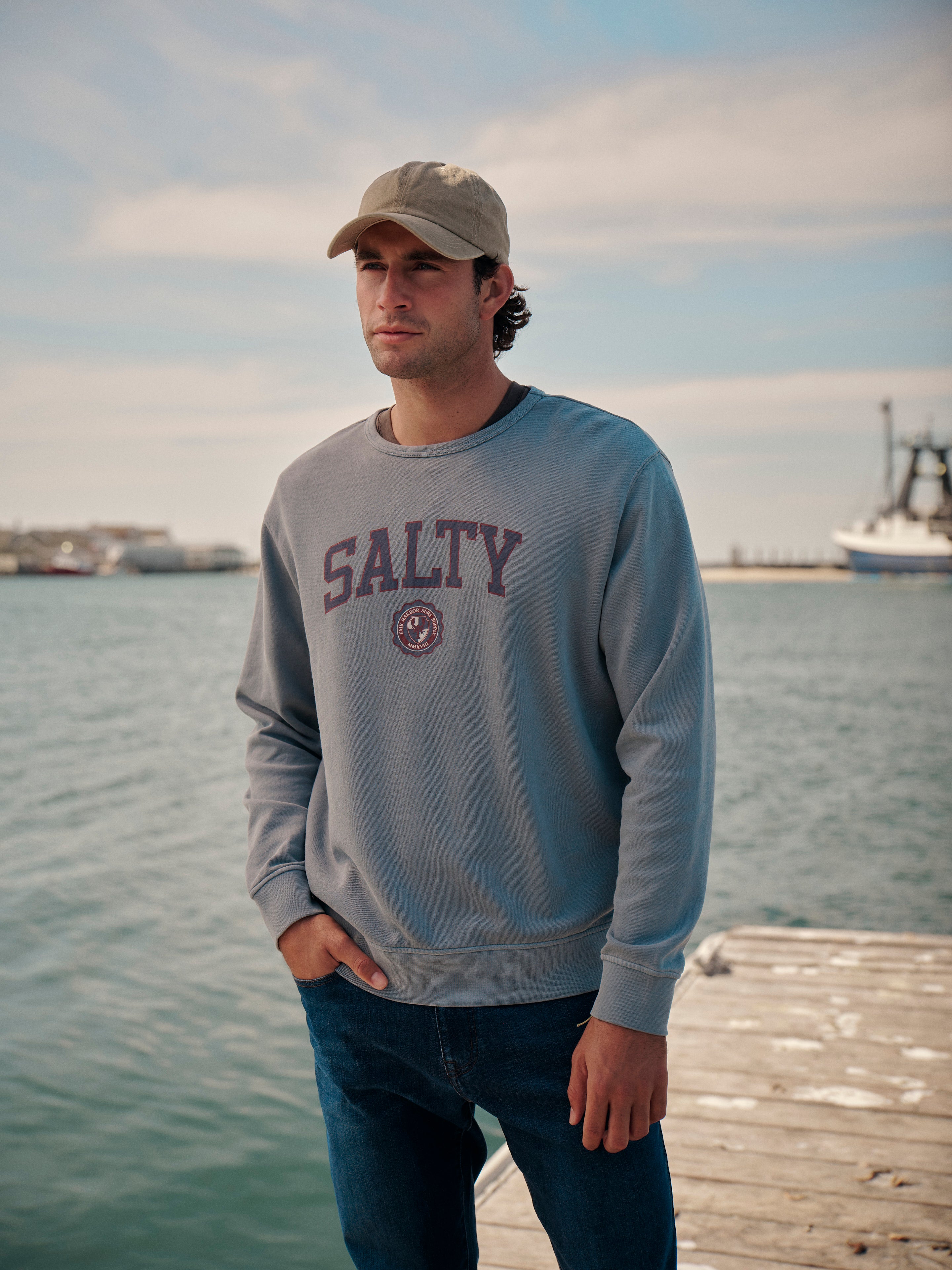 Saltaire Graphic Crewneck | Maritime Salty