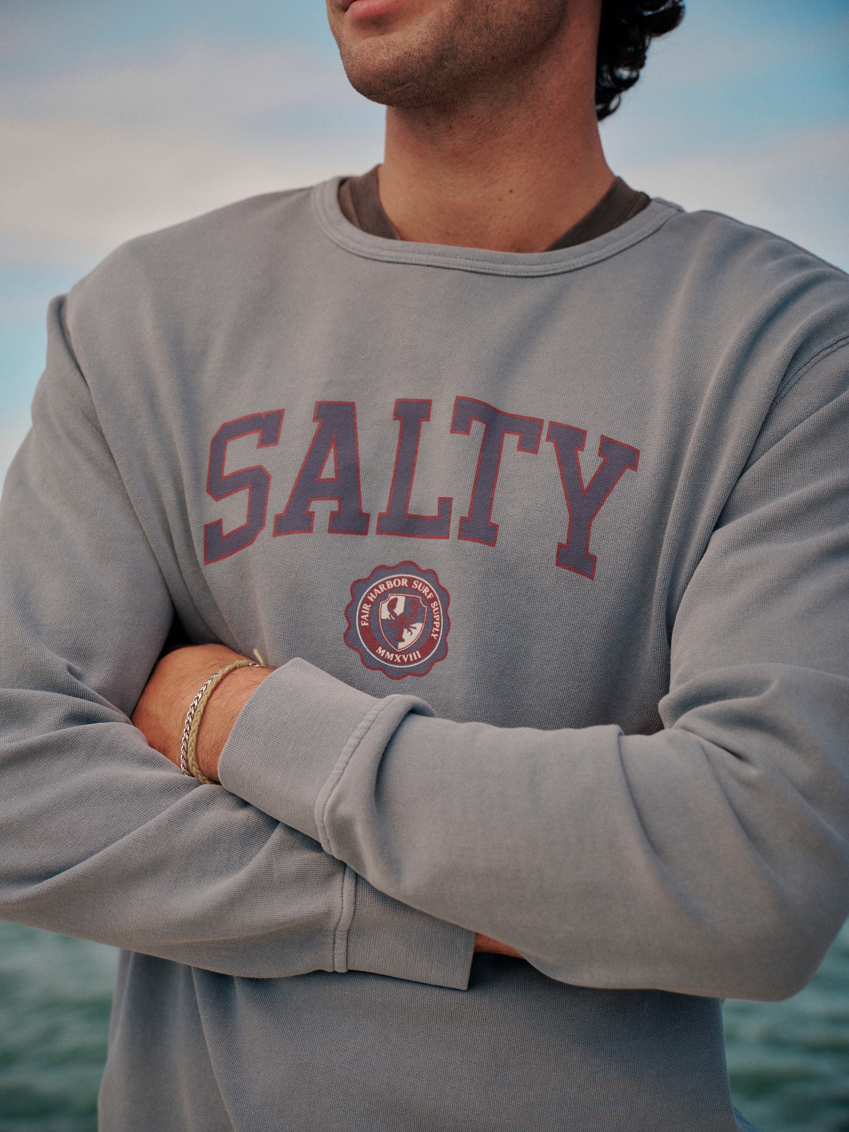 Saltaire Graphic Crewneck | Maritime Salty
