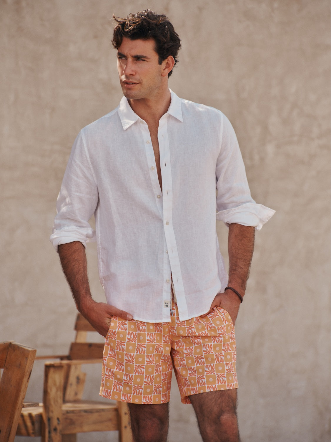 Bayberry Trunk | Orange Checkered Palms