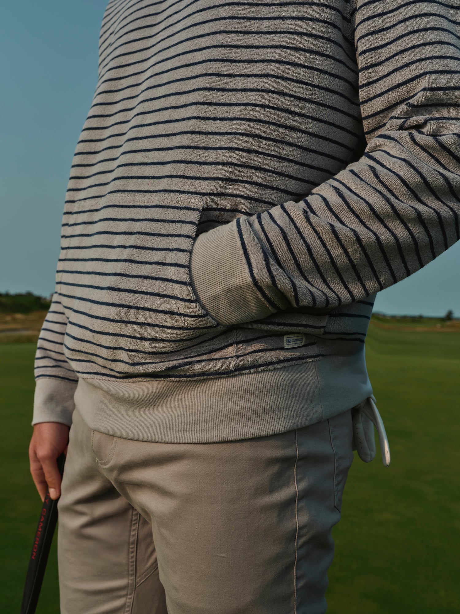 Ravello Terry Hoodie | Nautical Stripe