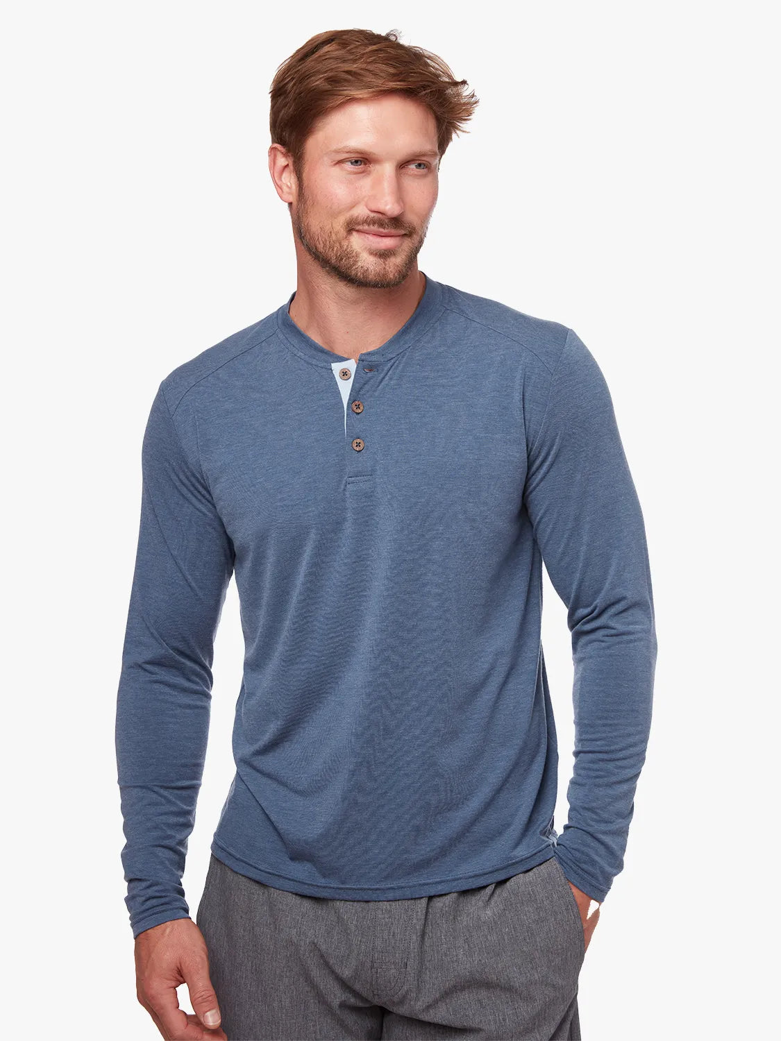 SeaBreeze Henley | Dark Denim