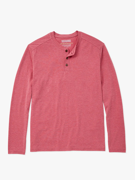 The SeaBreeze Henley | Washed Red