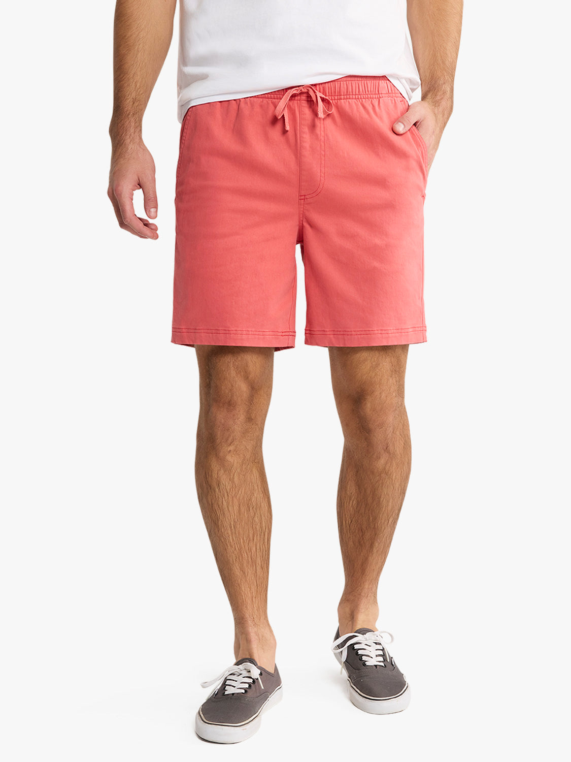 Horizon Pull On Short | Washed Red