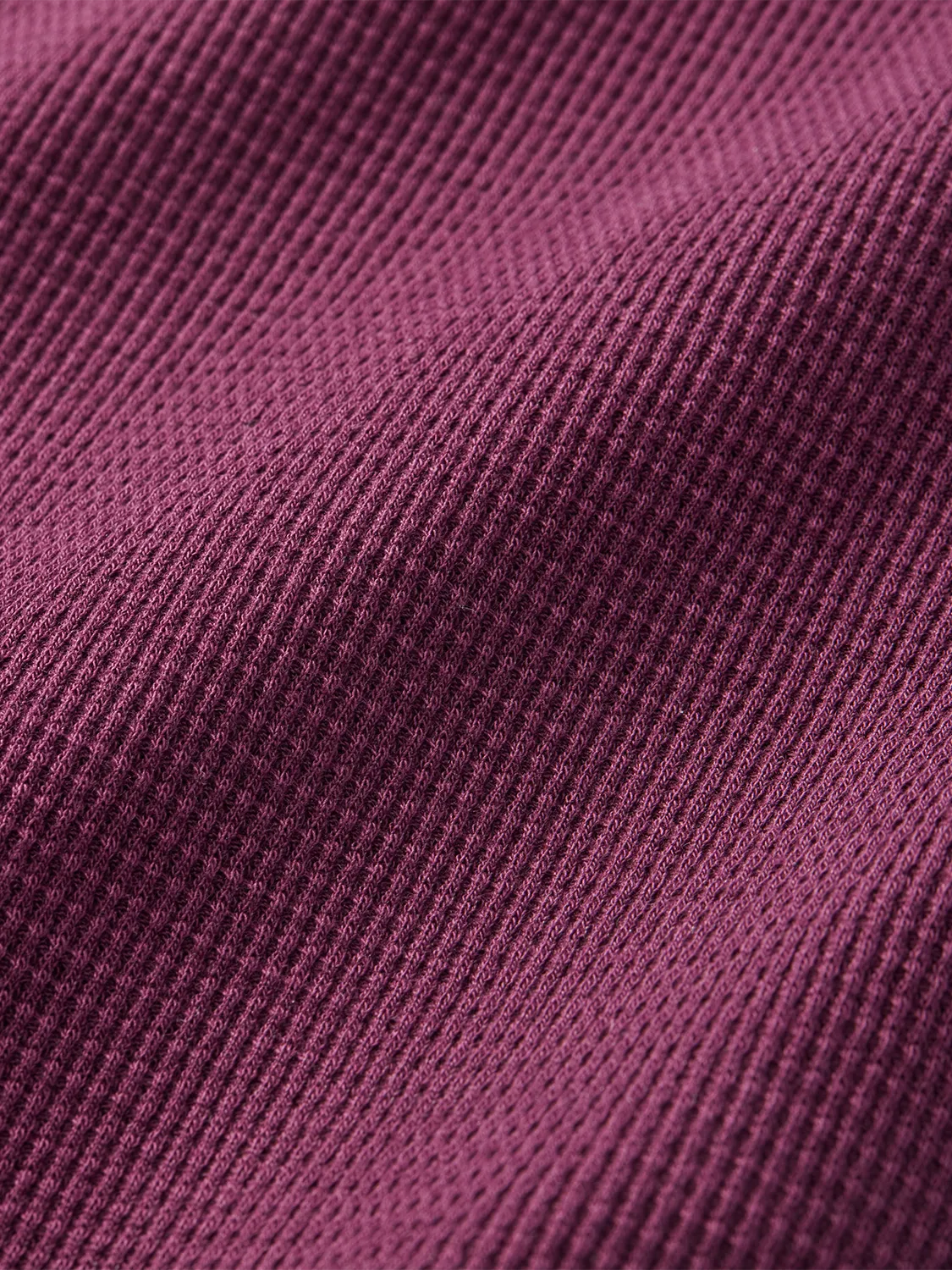 Hudson Waffle Crew | Burgundy