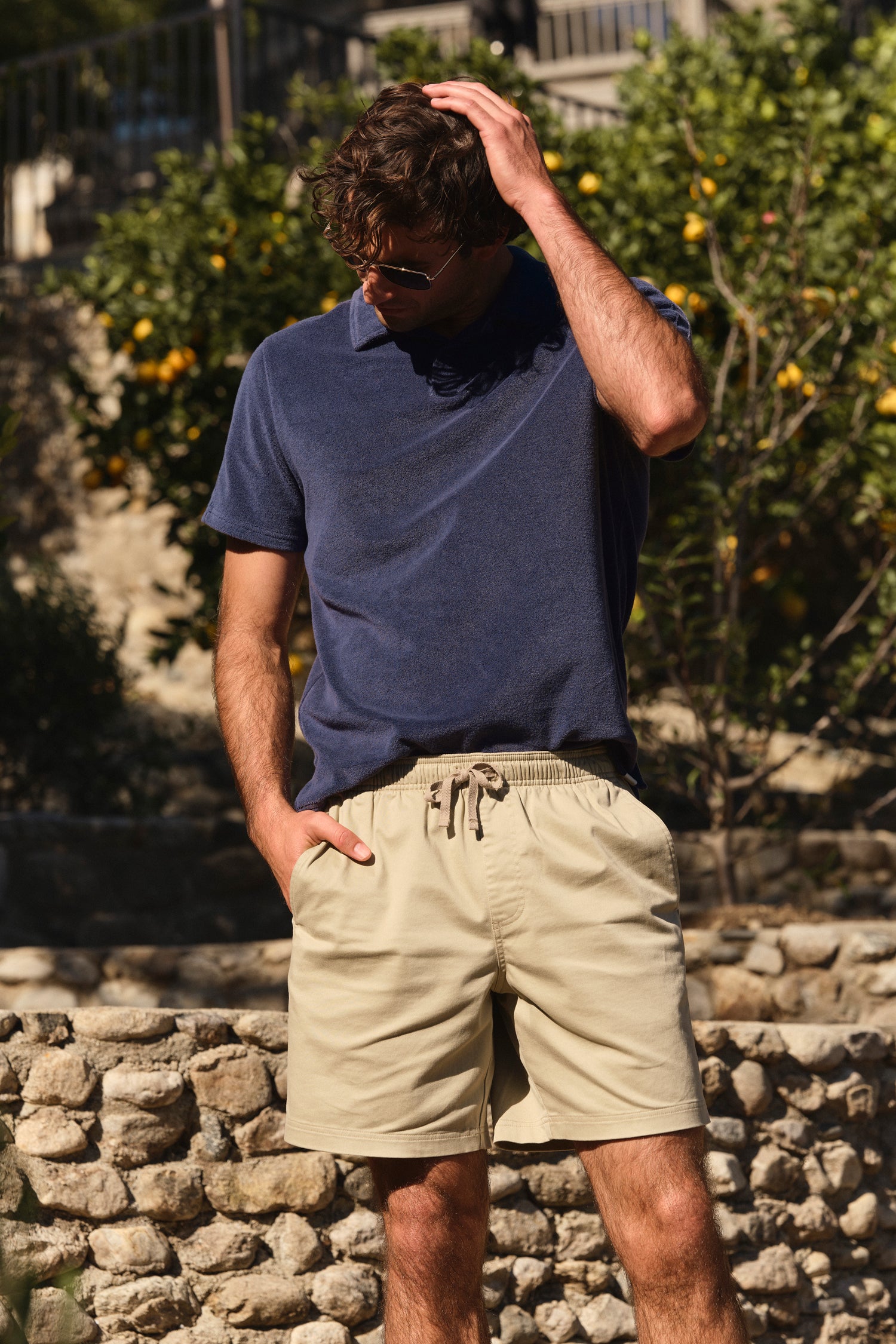Horizon Pull On Short | Khaki