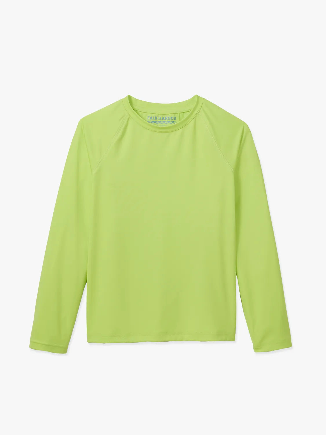 Kids Anchor Rashguard | Neon Green