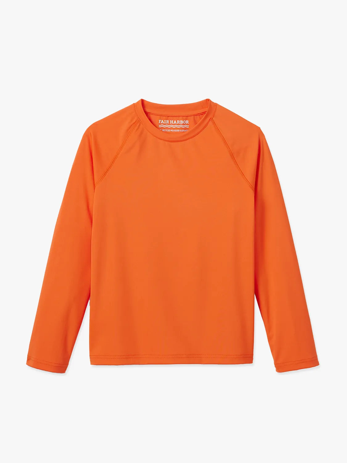 Kids Anchor Rashguard | Neon Orange