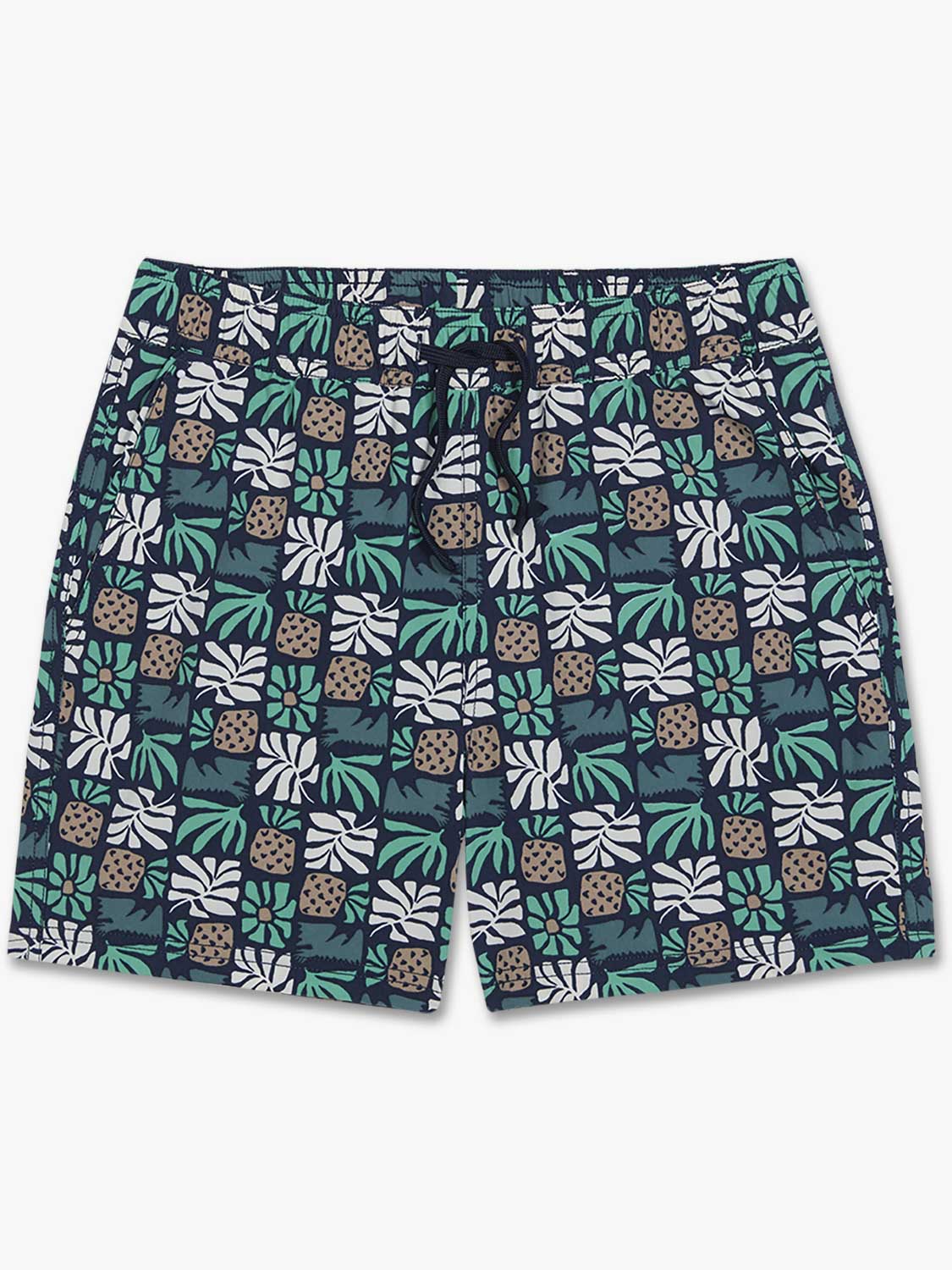 Kids Bungalow | Navy Palm Tiles