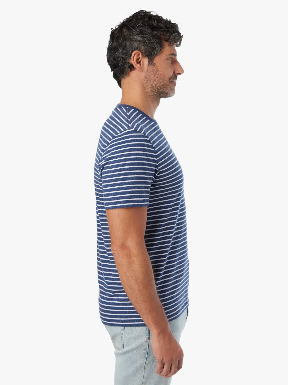 Kismet Tee | Navy Sailing Stripe