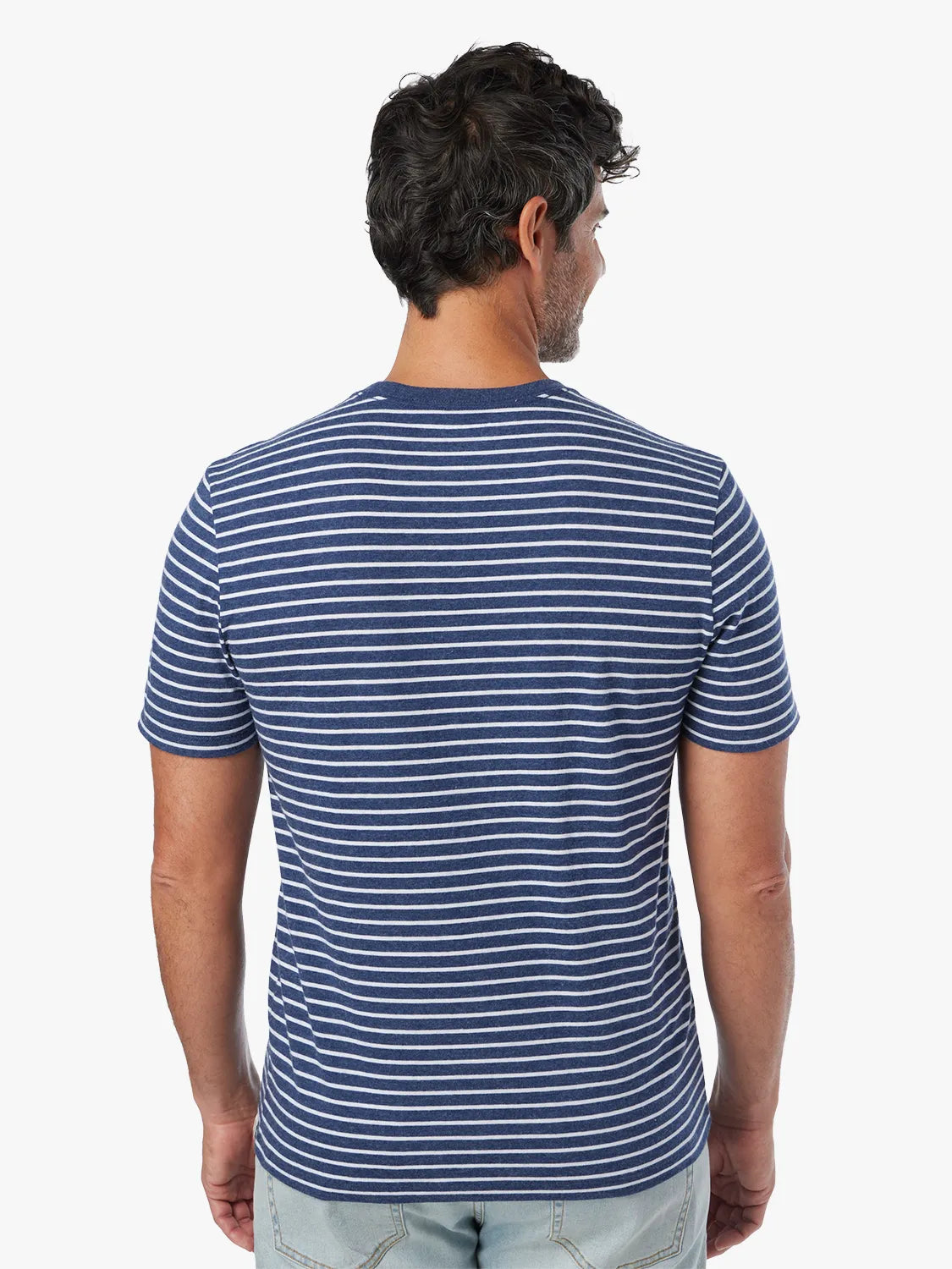Kismet Tee | Navy Sailing Stripe