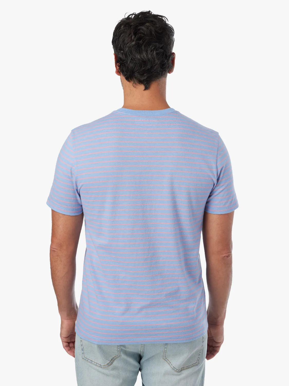 Kismet Tee | Light Blue Sailing Stripe