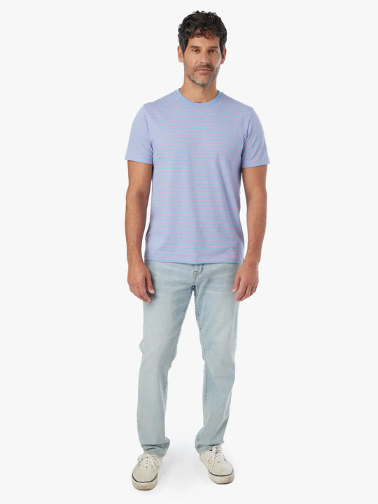 Kismet Tee | Light Blue Sailing Stripe