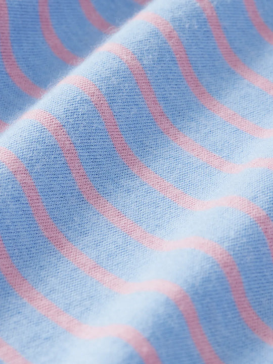 Kismet Tee | Light Blue Sailing Stripe
