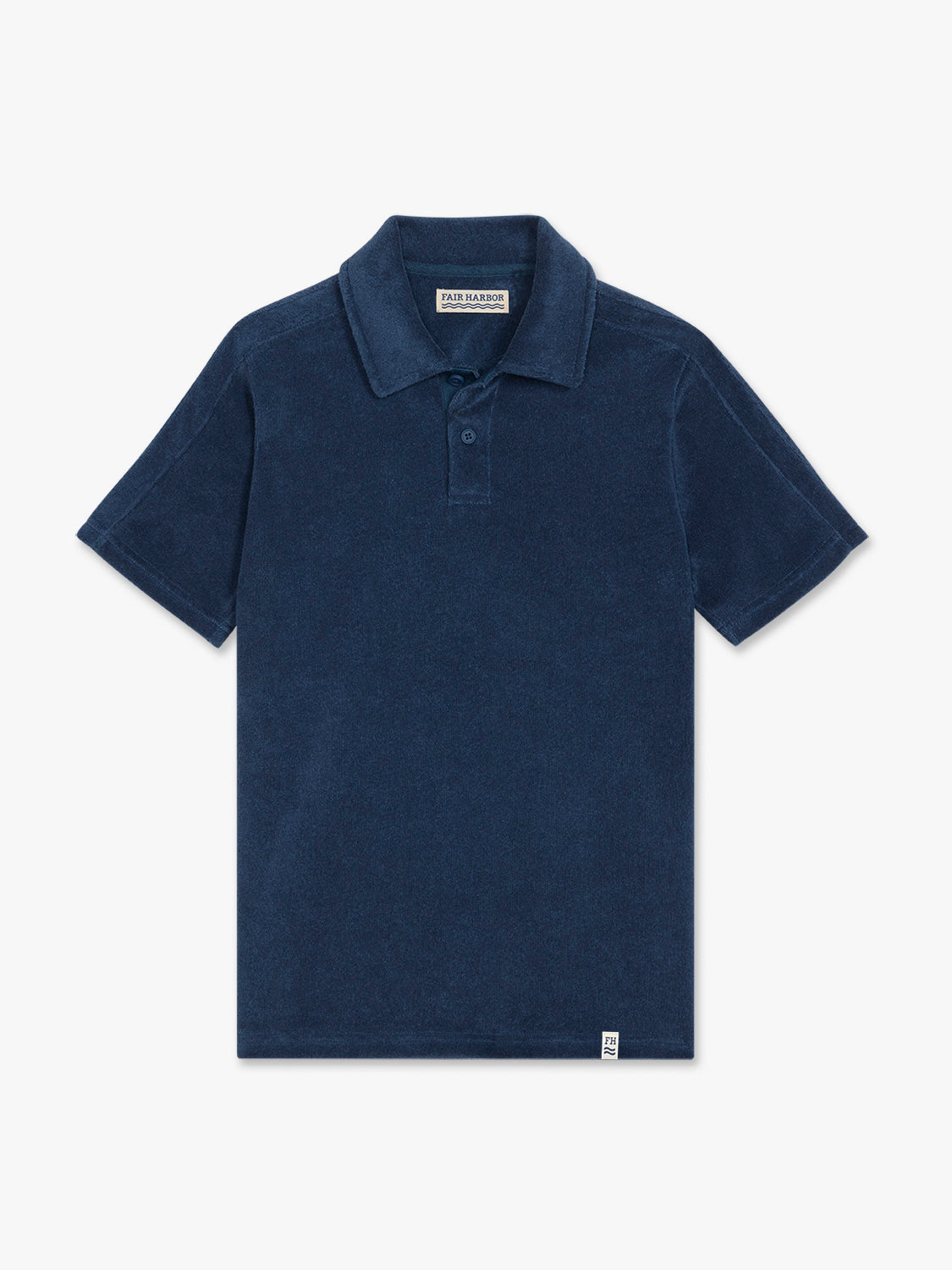 Kids Ravello Terry Polo | Navy