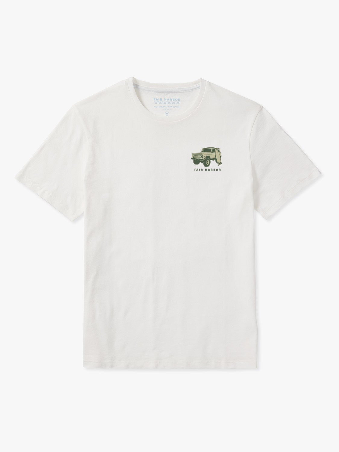 Kismet Tee |  White Slow Seaside Bronco