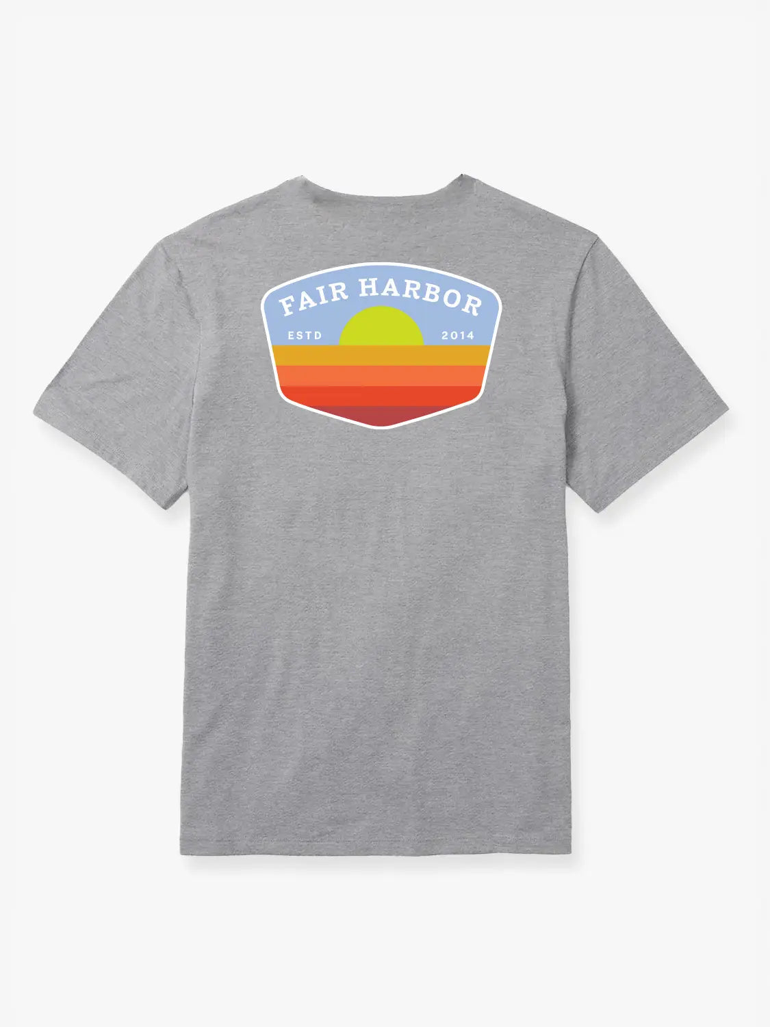 Kismet Tee | Heather Grey Golden Sunset