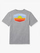 Kismet Tee | Heather Grey Golden Sunset