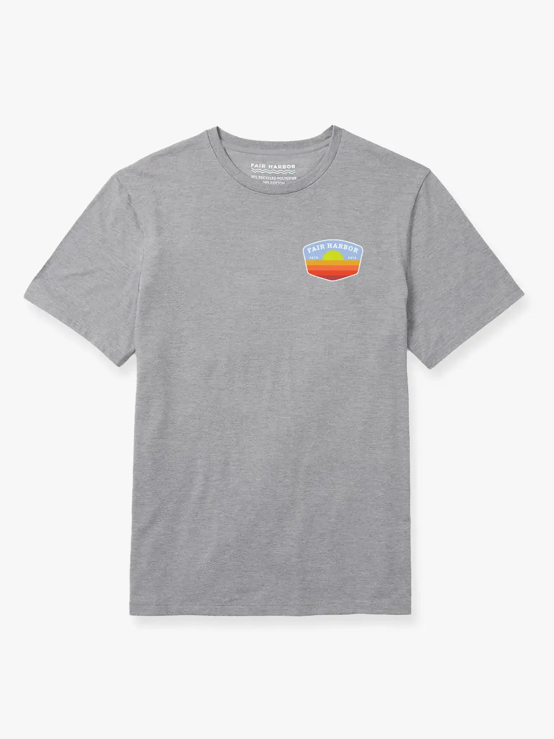 Kismet Tee | Heather Grey Golden Sunset