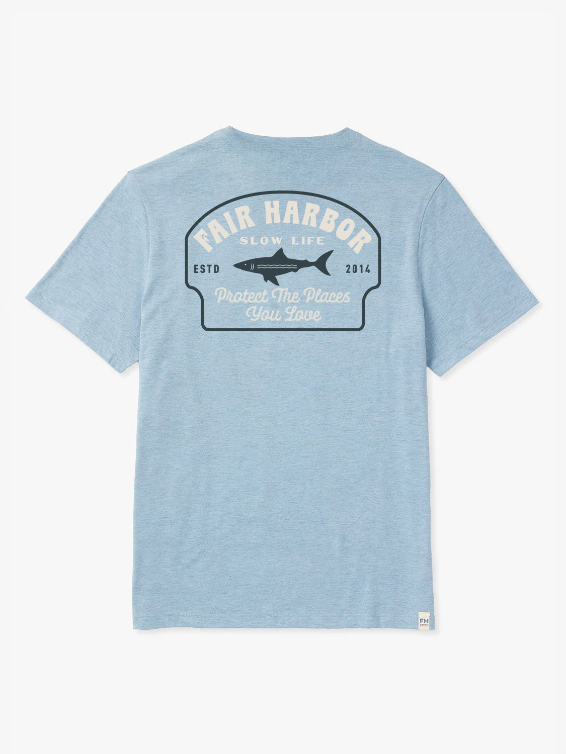 Kismet Tee |  Light Blue Slow Life