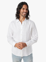 Thumbnail 2 of The Island Linen Shirt | White