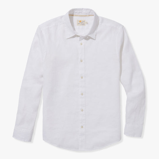 The Island Linen Shirt | White