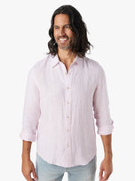 Thumbnail 2 of The Island Linen Shirt | Pink Stripe