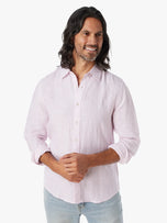 Thumbnail 3 of The Island Linen Shirt | Pink Stripe