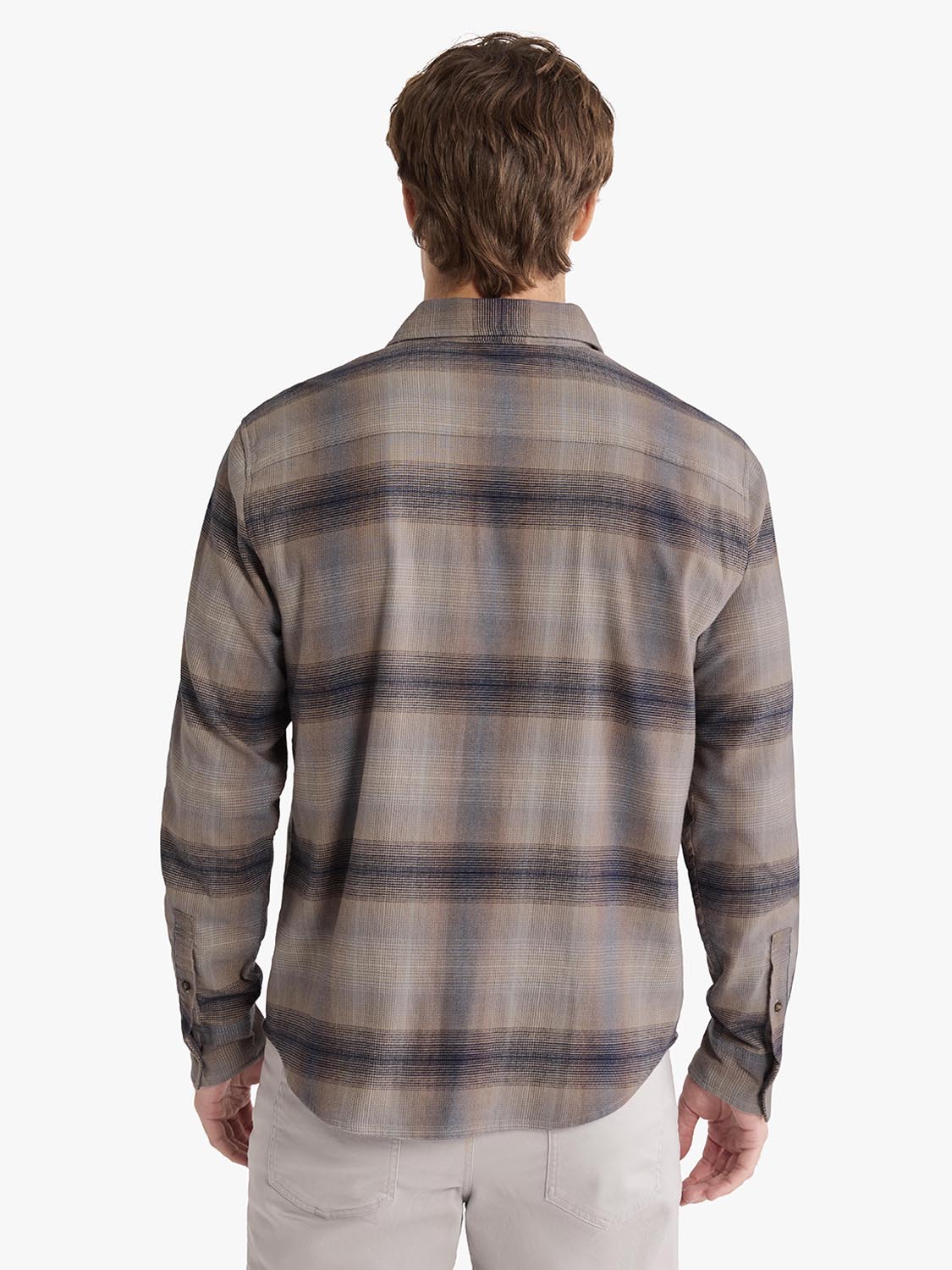 Seaside Lightweight Flannel Shirt | Sand Ombre
