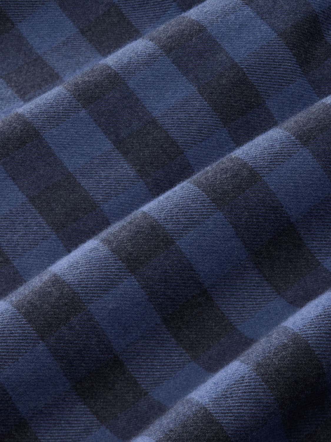 Seaside Lightweight Flannel Shirt | Blue Check