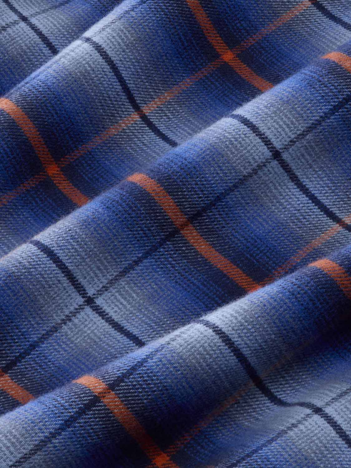 Seaside Lightweight Flannel Shirt | Blue Sky Plaid