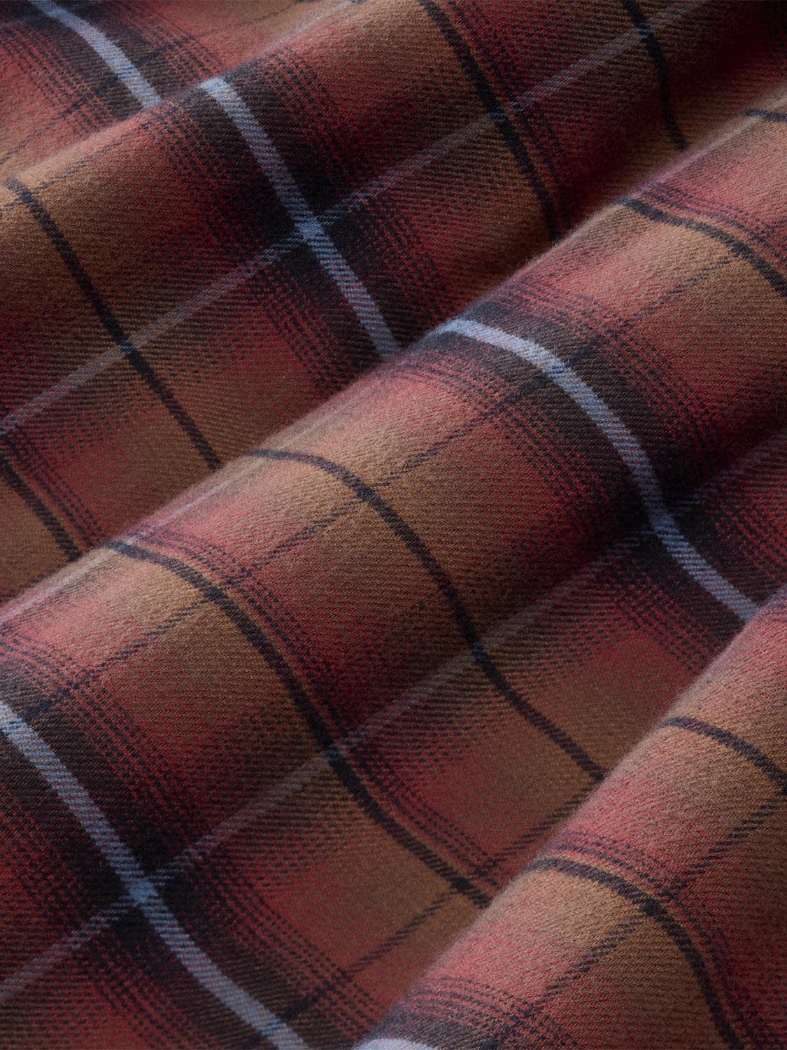 Seaside Lightweight Flannel Shirt | Burgundy Plaid