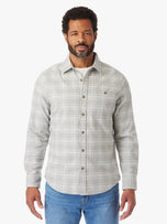 Thumbnail 2 of The Lightweight Seaside Flannel | Light Grey Plaid