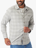 Thumbnail 4 of The Lightweight Seaside Flannel | Light Grey Plaid