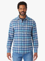 Thumbnail 2 of The Lightweight Seaside Flannel | Blue Waves Plaid