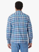 Thumbnail 3 of The Lightweight Seaside Flannel | Blue Waves Plaid