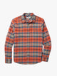 Seaside Lightweight Flannel | Orange Glow Plaid