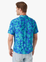 Thumbnail 4 of The Marina Shirt | Cobalt Jagged Palms