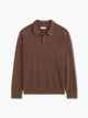 Mariner Long Sleeve Polo | Espresso