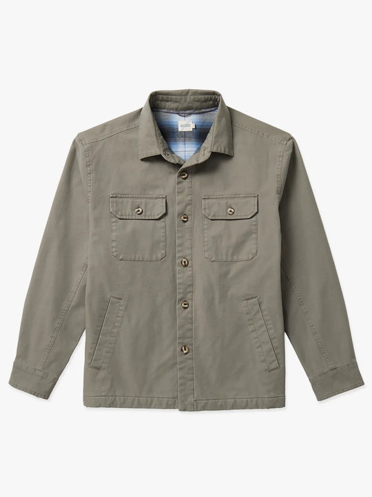 Olive shirt jacket on sale