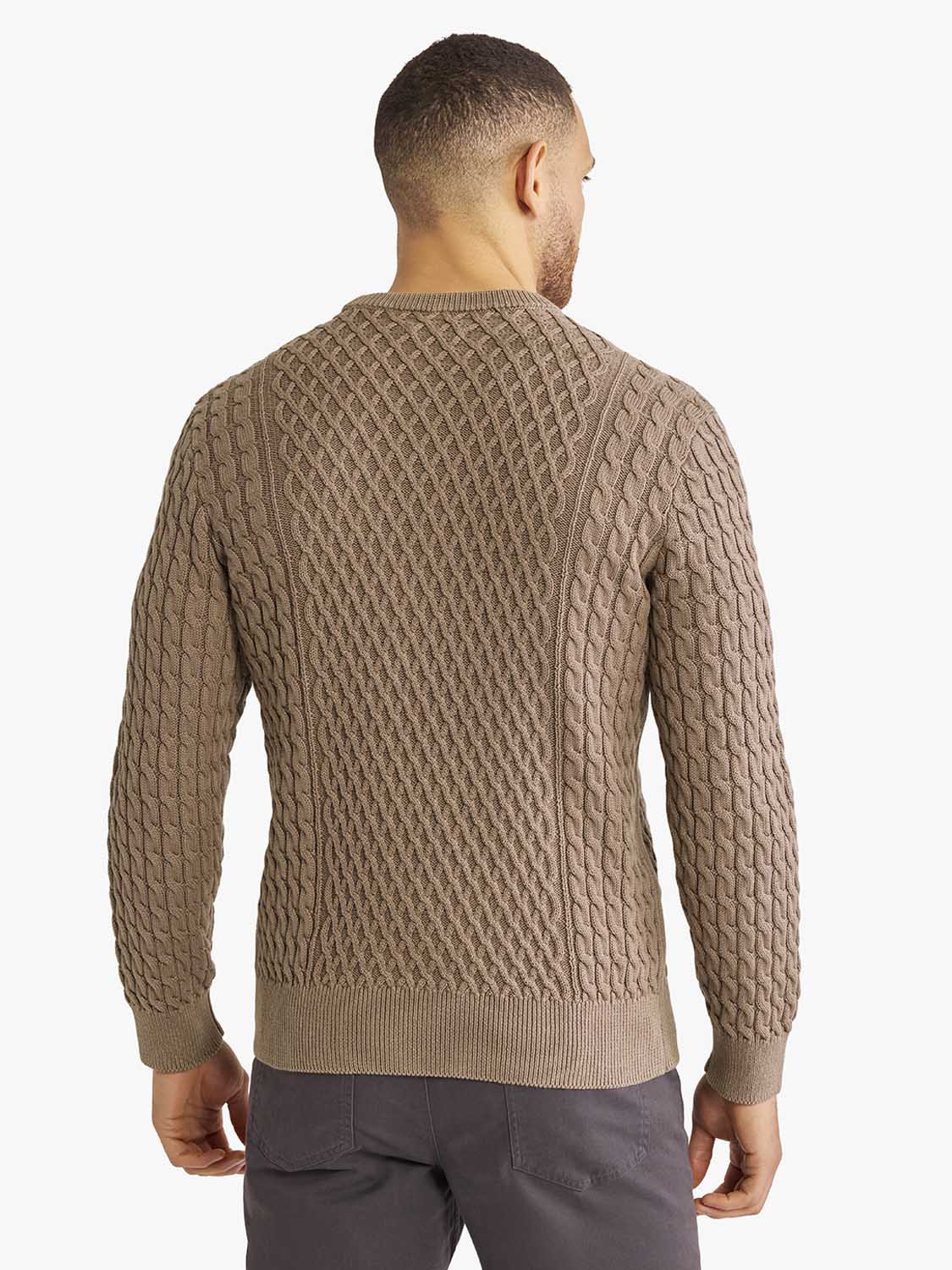 Neptune Cable Sweater | Oak