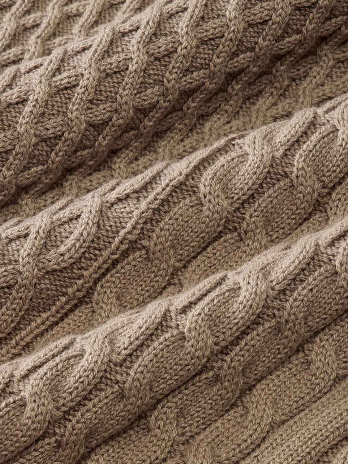 Neptune Cable Sweater | Oak