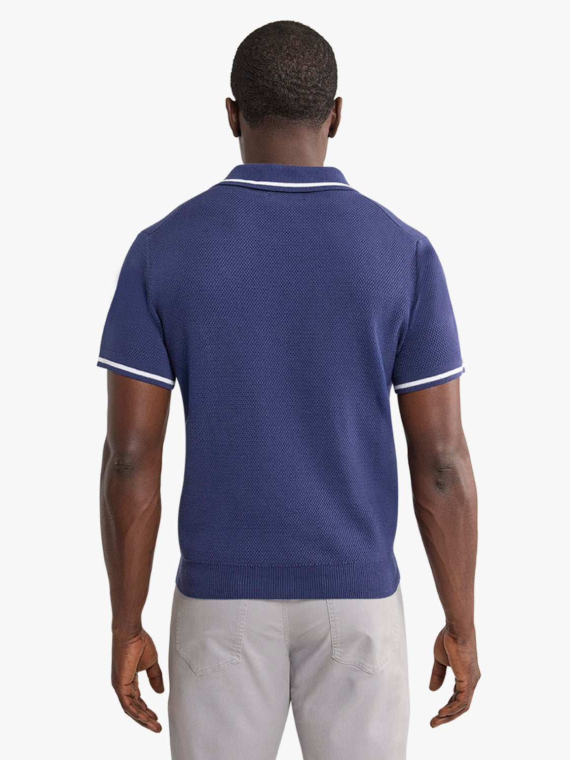 Neptune Sweater Polo | Navy