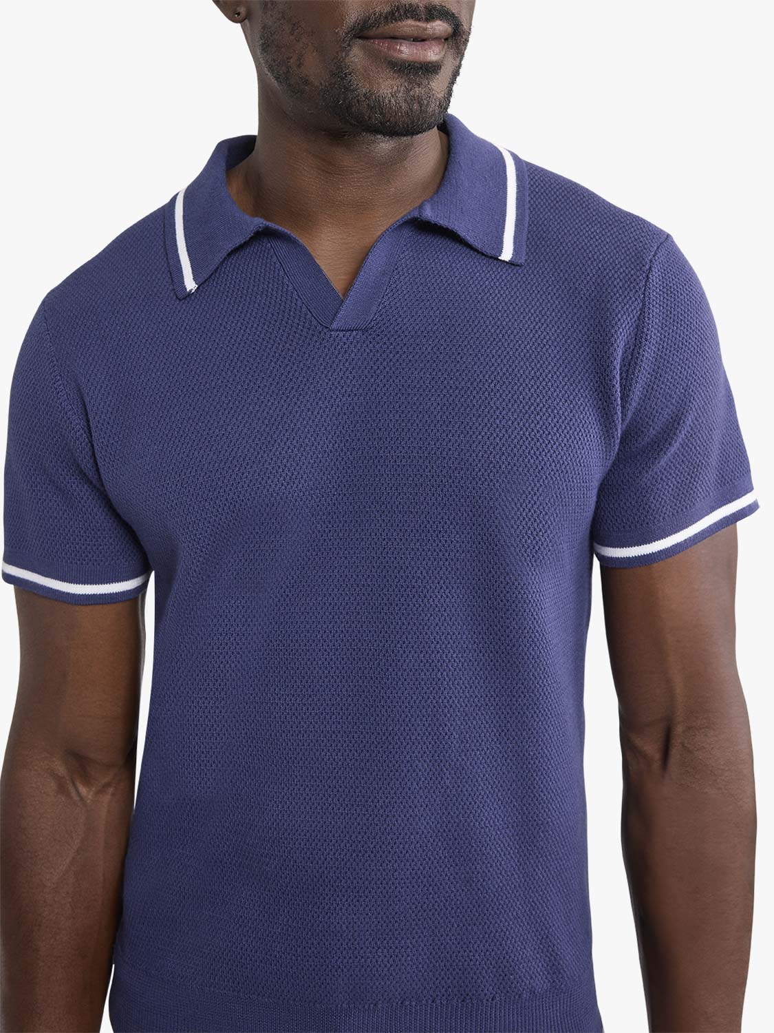 Neptune Sweater Polo | Navy