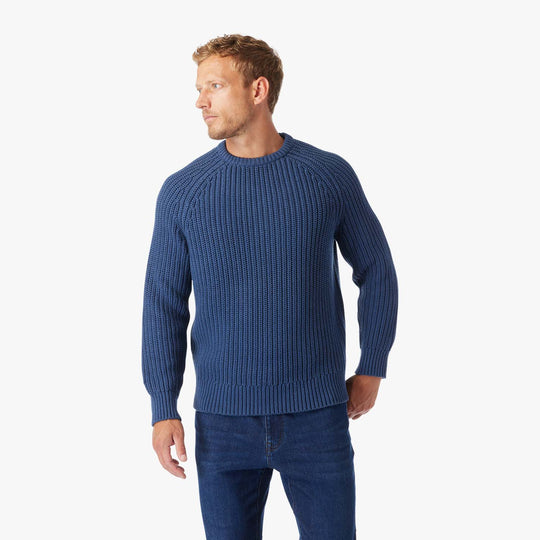 The Seawool Neptune Sweater - navy-seawool-neptune-sweater