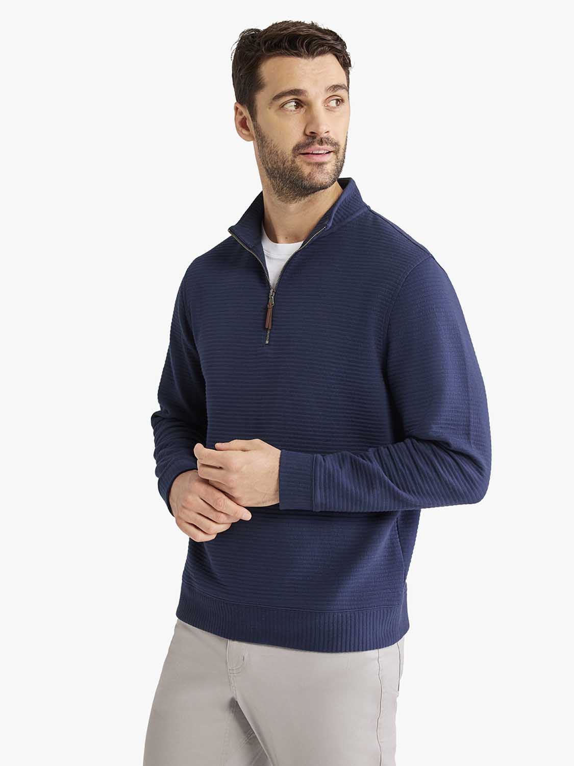 Overlook Quarter Zip | Navy