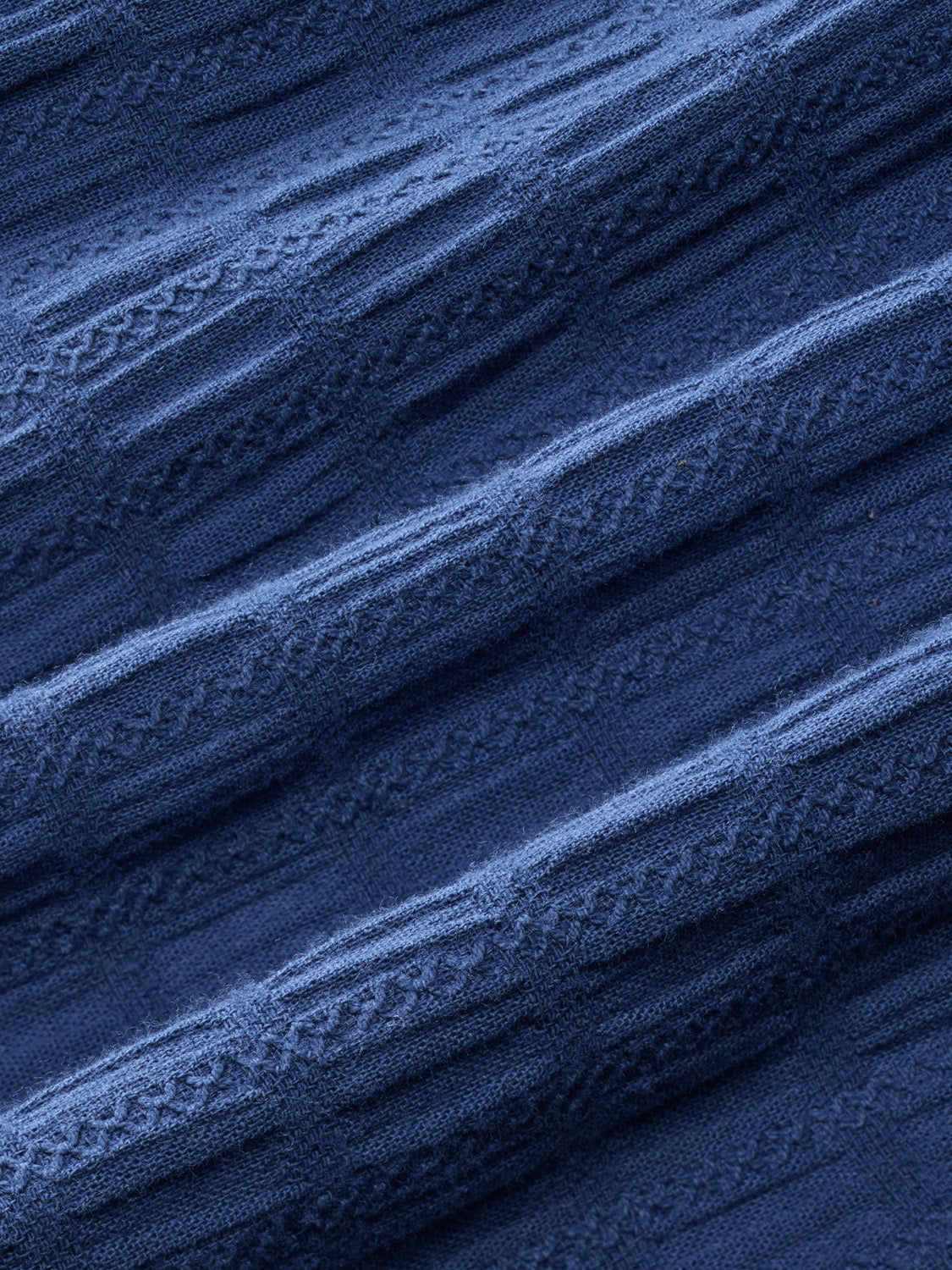 Oasis Textured Shirt | Navy Basket Weave