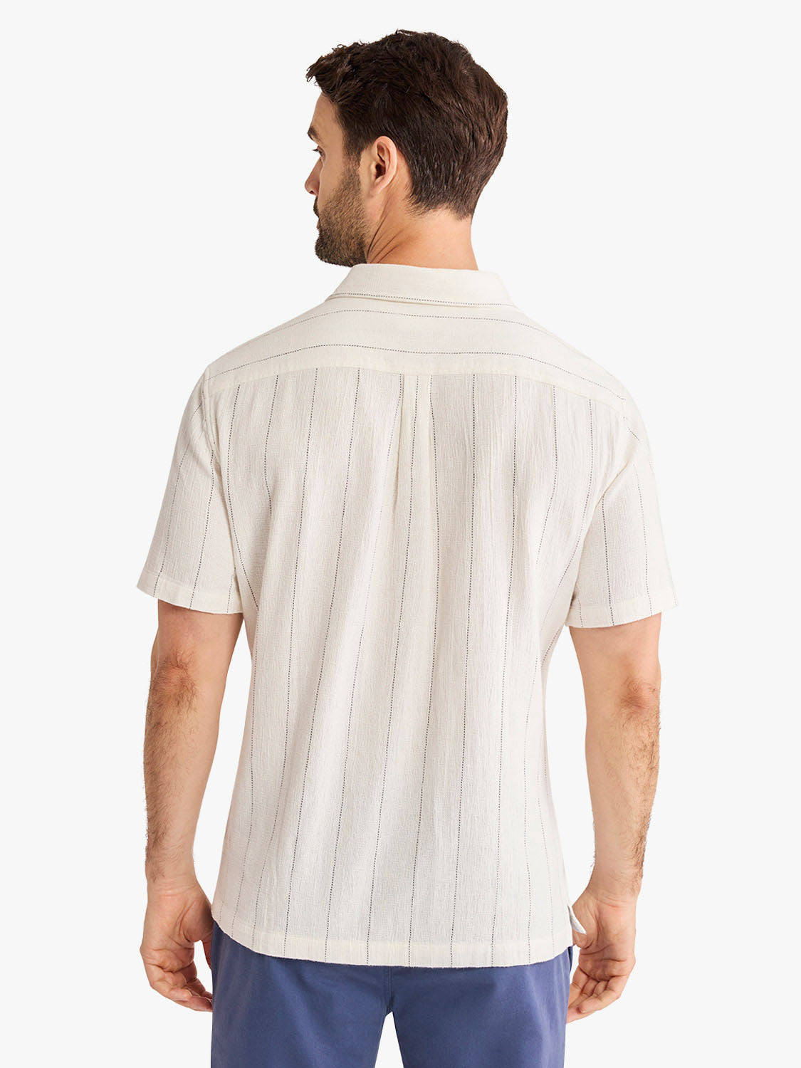Oasis Textured Shirt | Shell Stripe