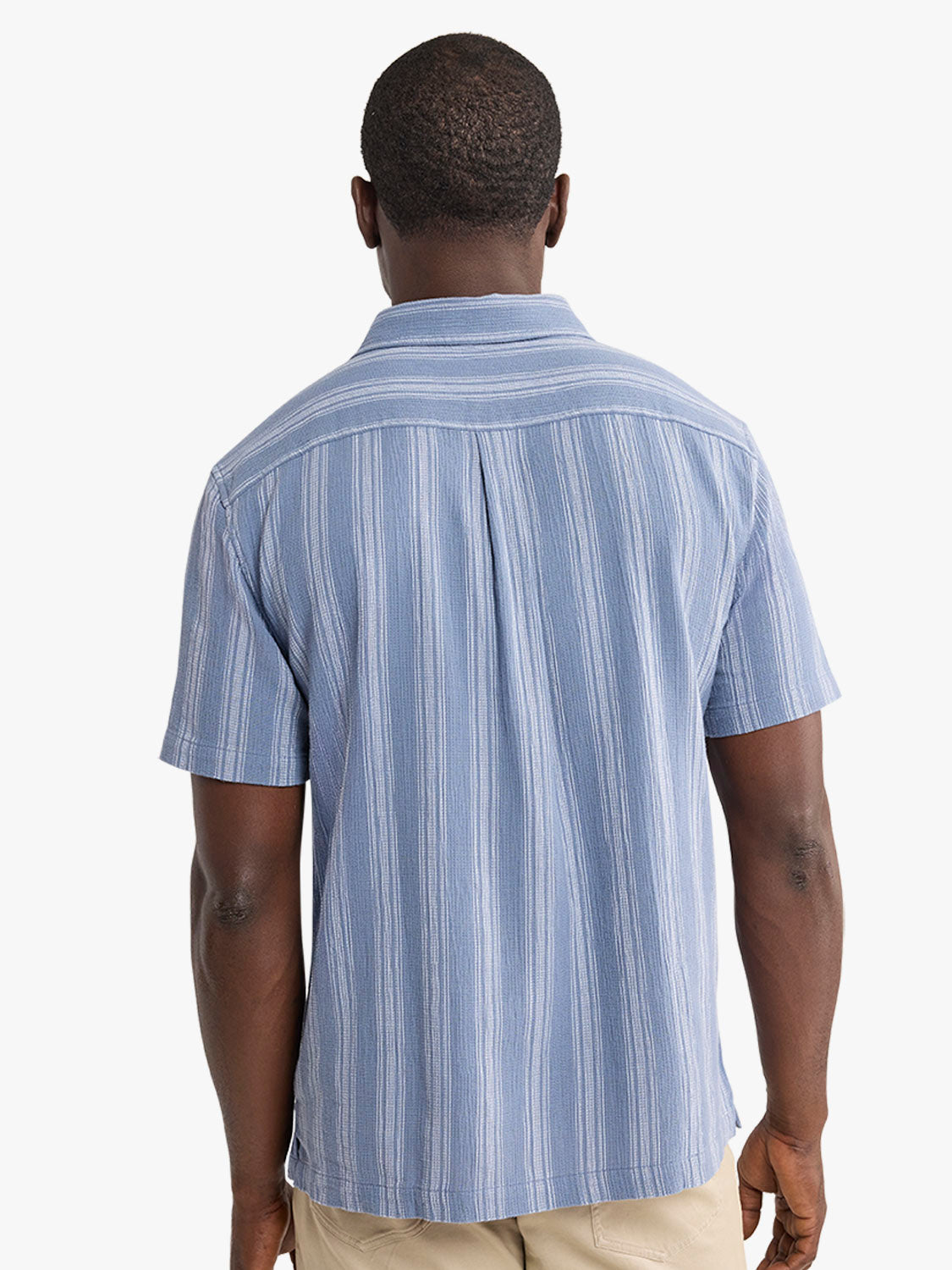 Oasis Textured Shirt | Maritime Stripe