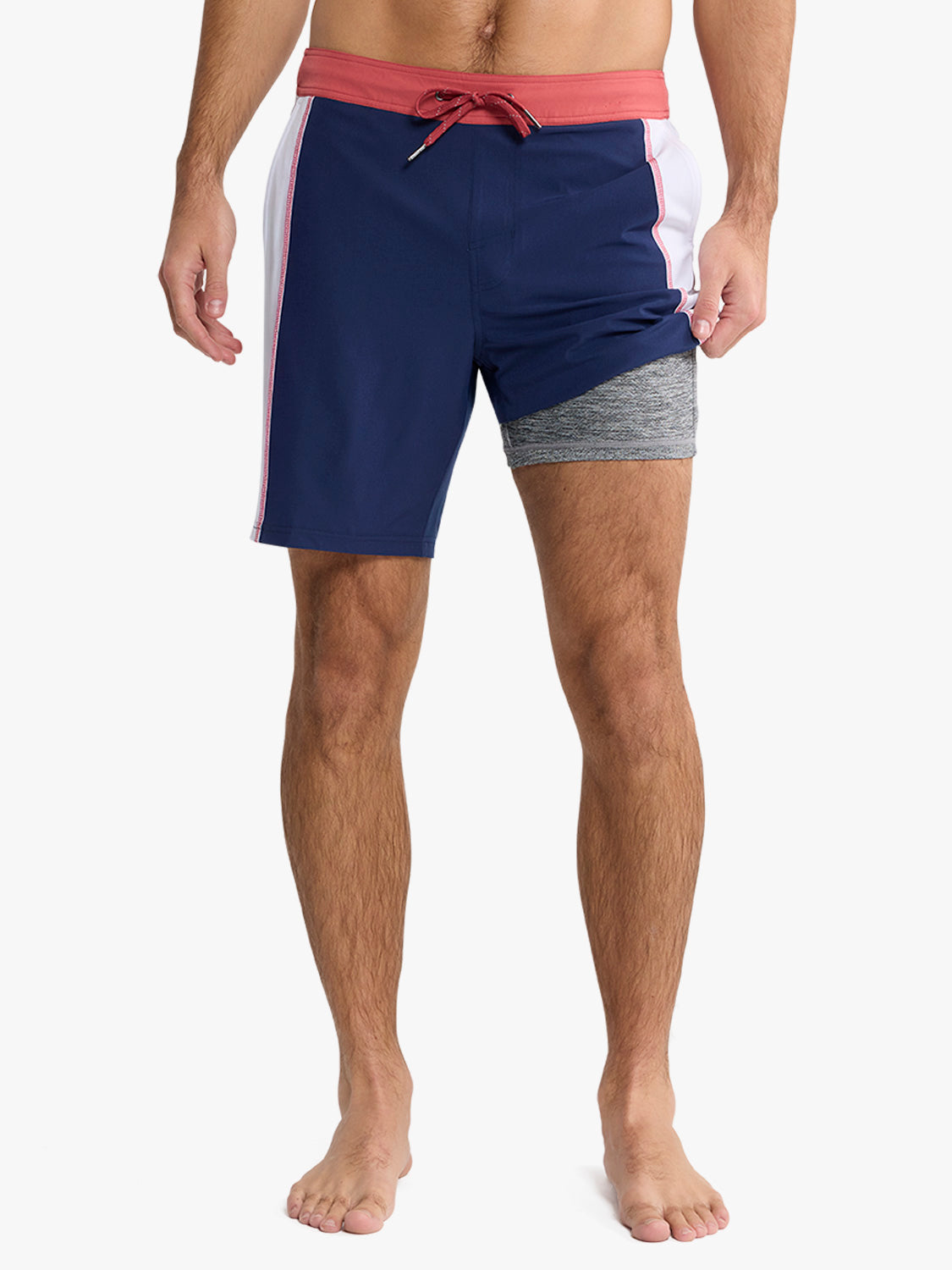 Ozone Board Short | Navy Red Sail
