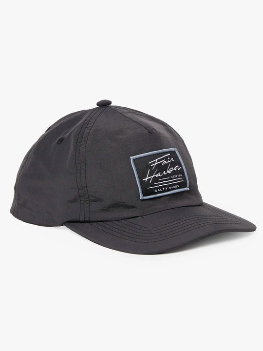 The Shoreline 5-Panel Hat | Black